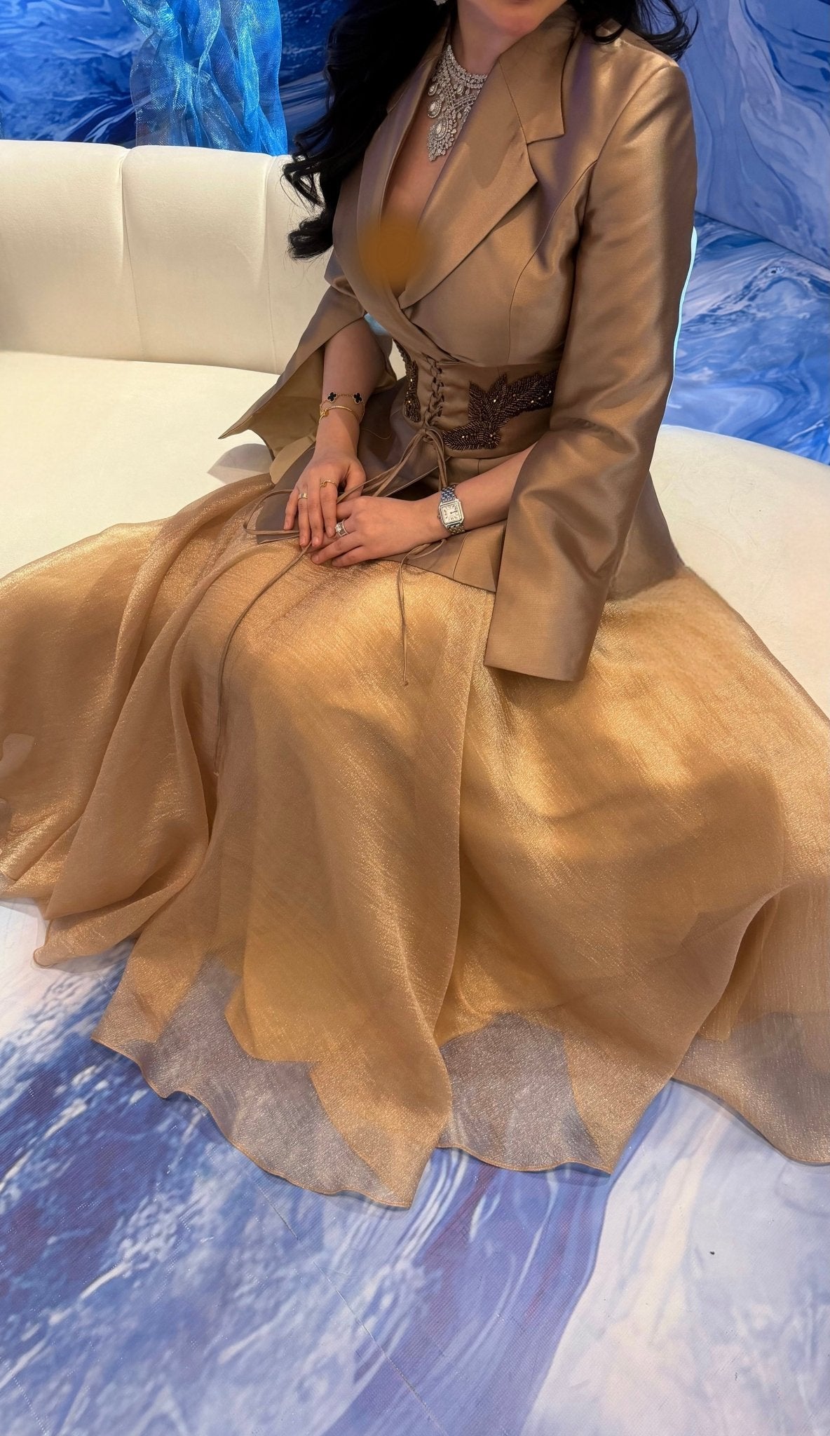 Golden wings by Nagham Asari I Elegant